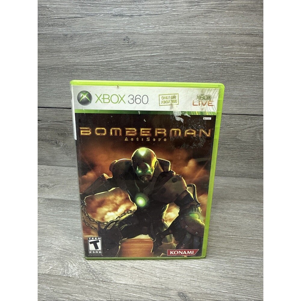 Bomberman Act: Zero (Microsoft Xbox 360) Authentic, Complete, Tested/Works